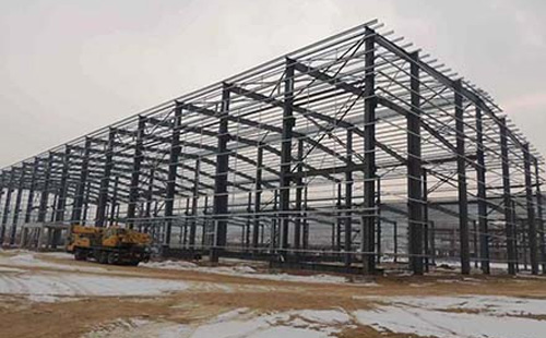 崆峒崆峒钢结构厂房安装