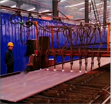 甘肃崆峒钢结构车间数控等离子切割机